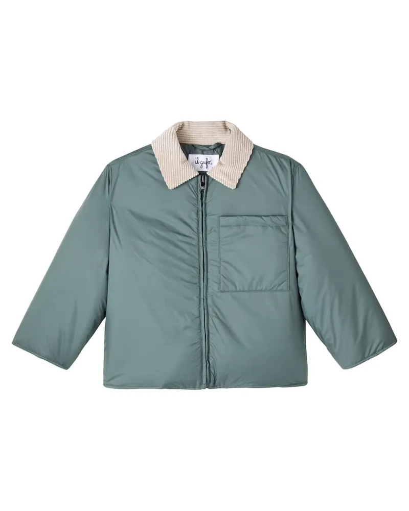 Il Gufo Baby Jacke mit Cord Grã¼n