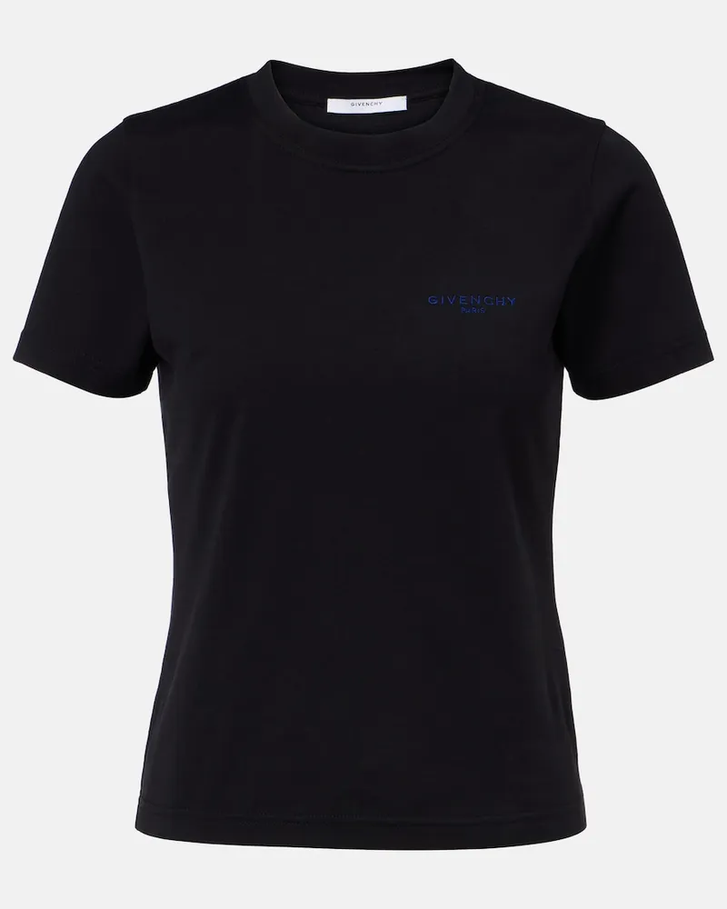 Givenchy T-Shirt aus Baumwoll-Jersey Schwarz