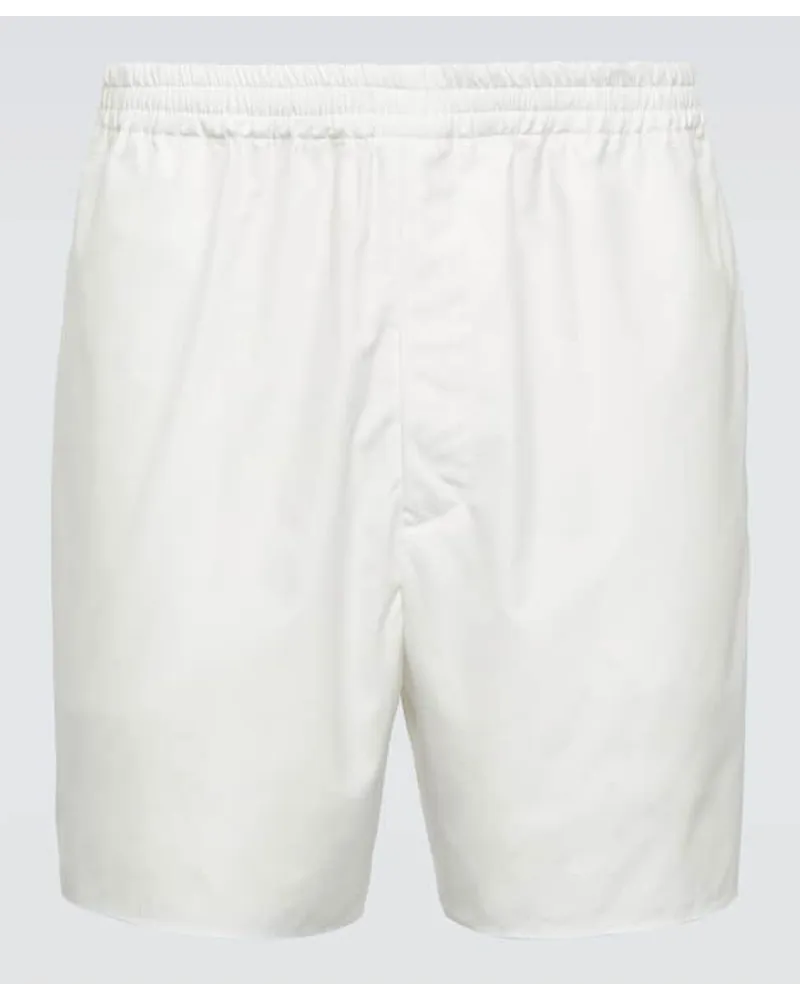 AURALEE Shorts aus Baumwolle Weiss