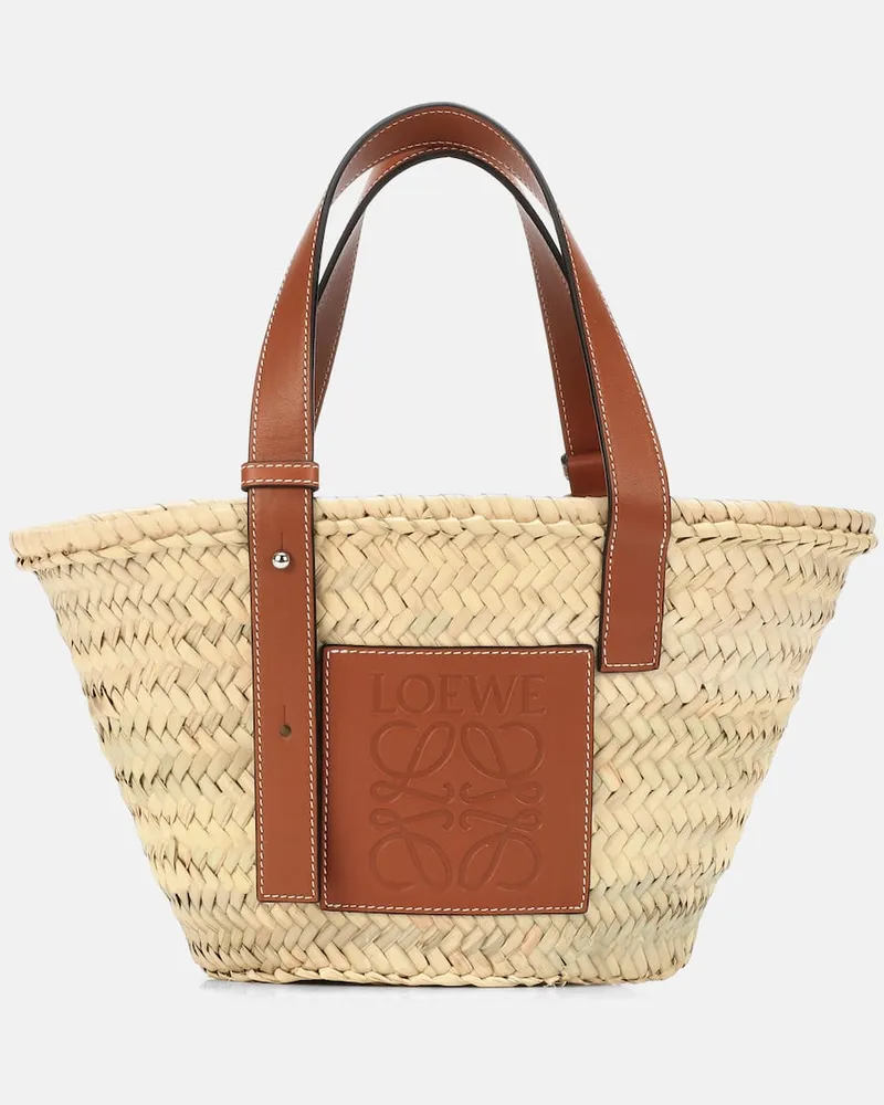 Loewe Tote Bag Anagram Small mit Leder Neutral