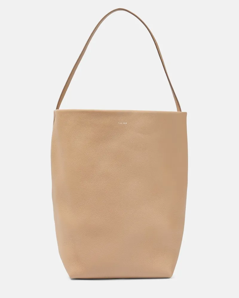 The Row Tote Park Large aus Leder Beige