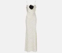 Maxikleid aus Satin
