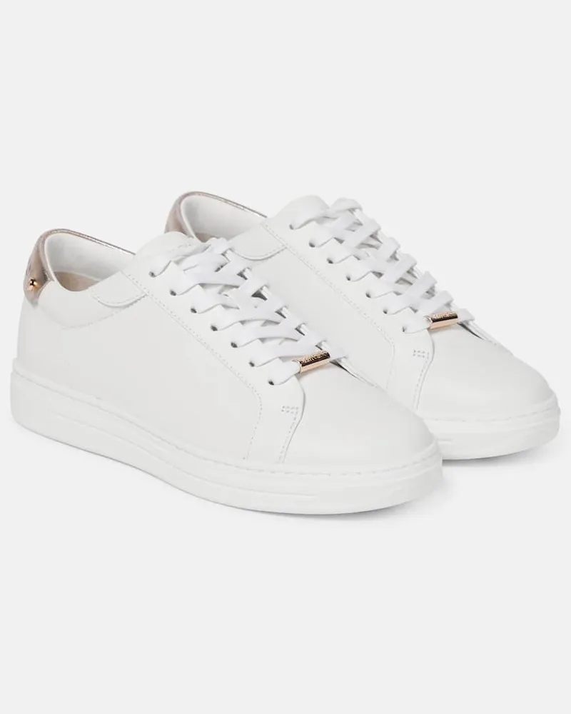 Jimmy Choo Sneakers Rome/F aus Leder Weiß
