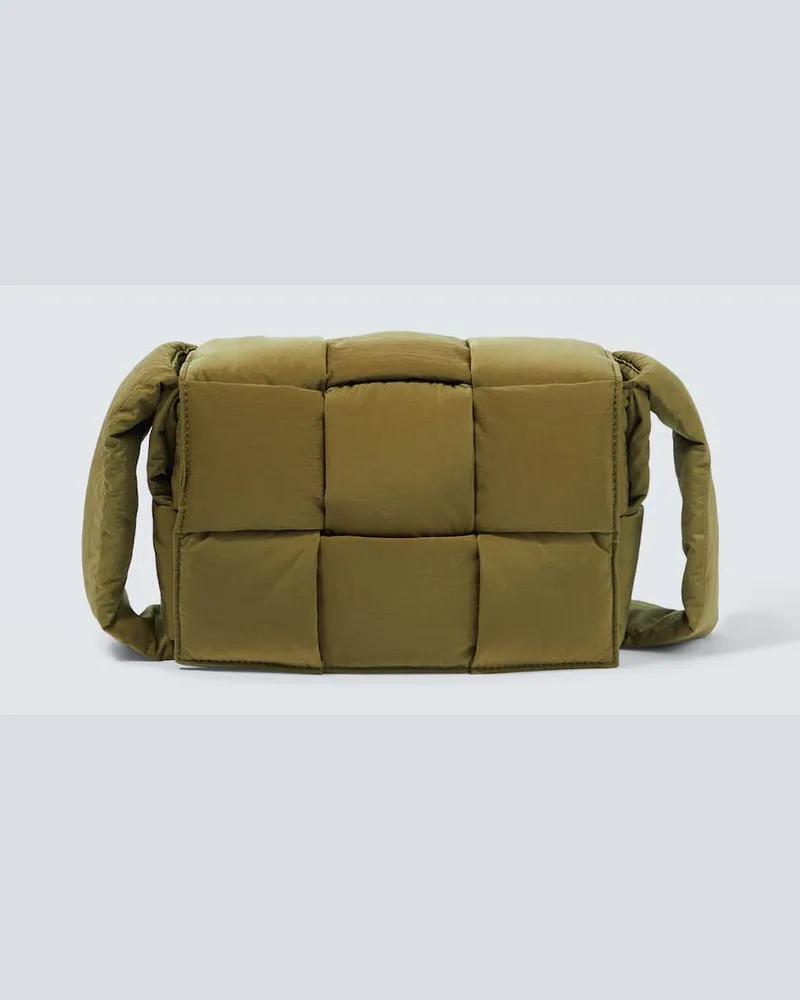 Bottega Veneta Messenger Bag Padded Tech Cassette Small Grün