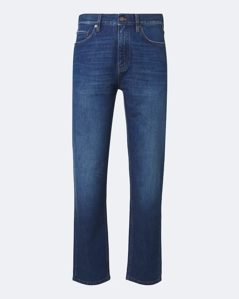 Ermenegildo Zegna Slim Jeans Roccia Blau