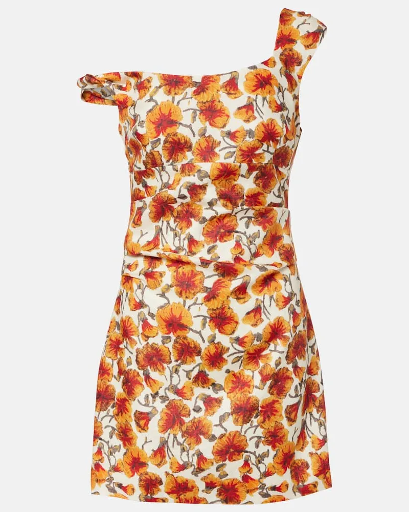 SIR Minikleid Jara aus Leinen Multicolor