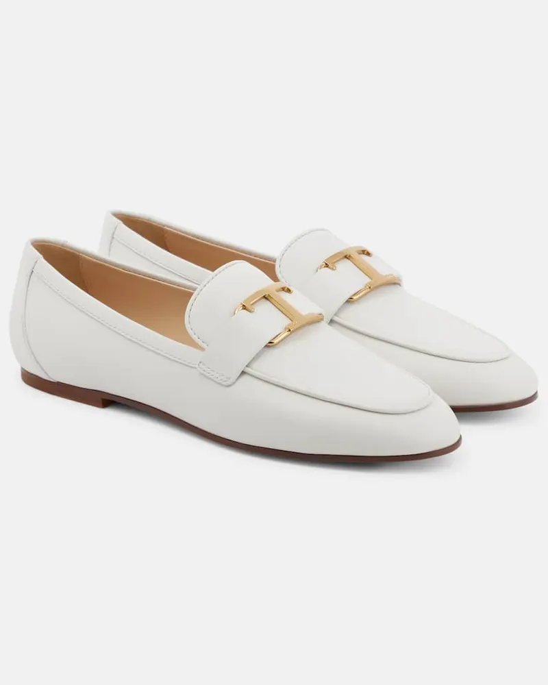 TOD'S Loafers T Timeless aus Leder Weiß