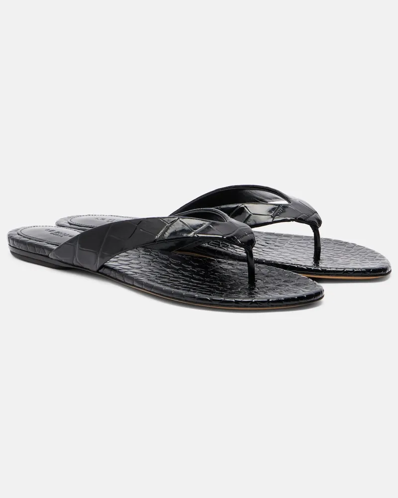 Le Monde Béryl Le Monde Béryl Sandalen aus Leder Schwarz
