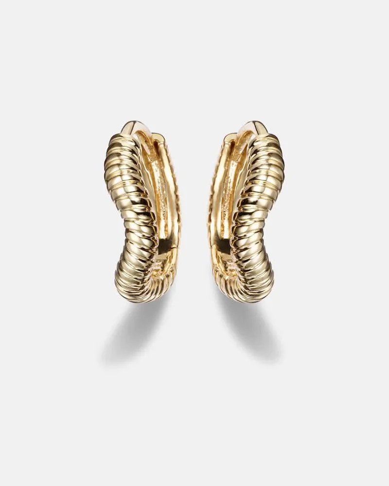 Stone & Strand Ohrringe Freddie aus 14kt Gelbgold Gold