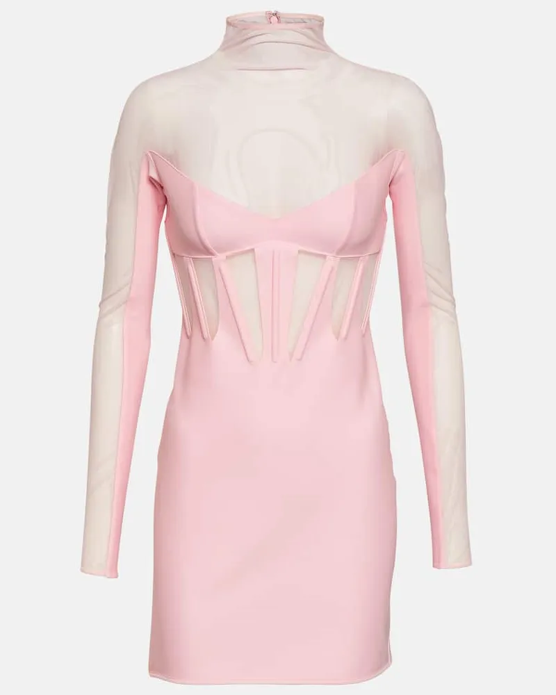Thierry Mugler Minikleid Rosa