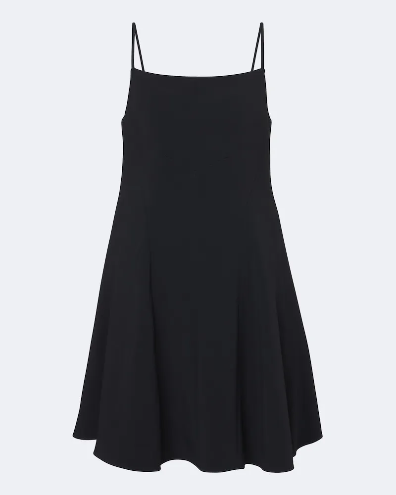 Givenchy Minikleid Sliced aus Crepe Cady Schwarz