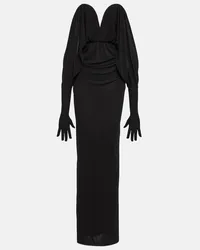 Saint Laurent Robe Schwarz