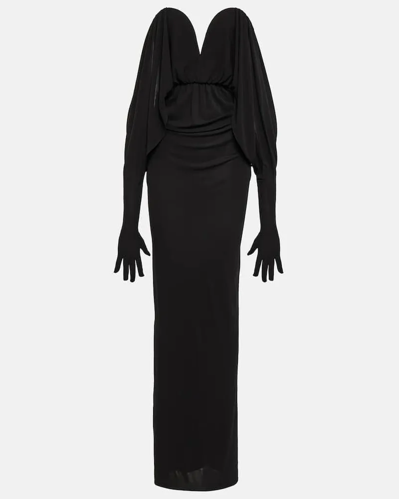 Saint Laurent Robe Schwarz