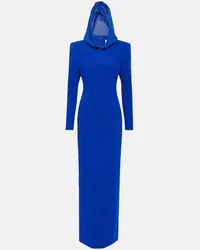 Mônot Monot Maxikleid aus Crepe Blau