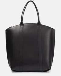 The Row Tote Dante aus Leder Schwarz