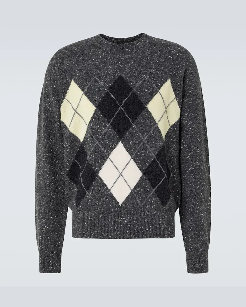 The Row Pullover Pincer aus Kaschmir Grau