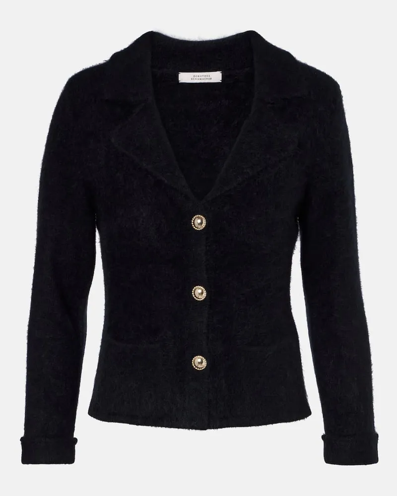 Dorothee Schumacher Cardigan aus Wolle und Kaschmir Schwarz