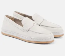 Loafers aus Veloursleder