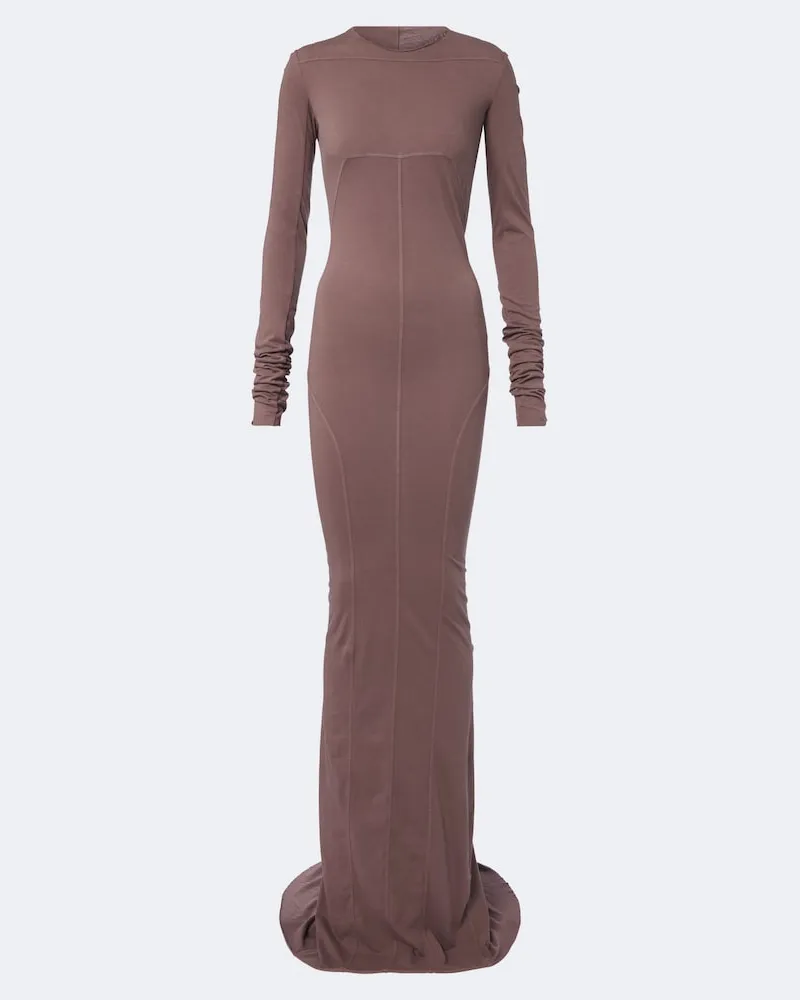 Rick Owens DRKSHDW Robe Simple Edfu aus Baumwoll-Jersey Rosa