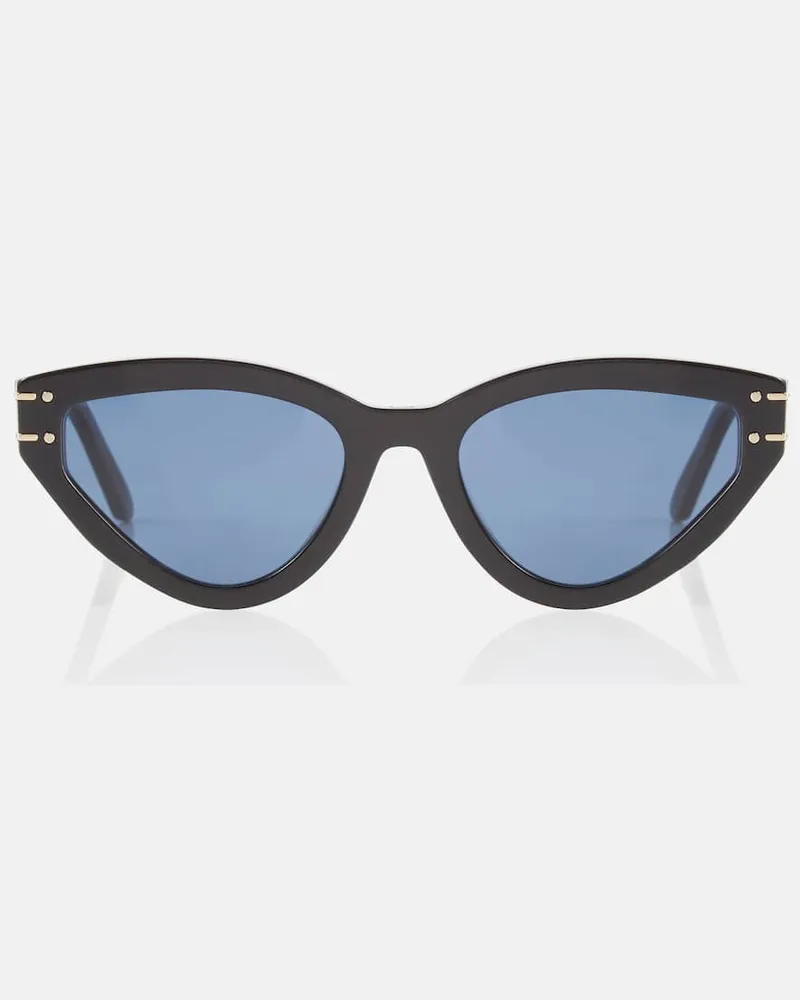 Dior Cat-Eye-Sonnenbrille DiorSignature B2U Schwarz
