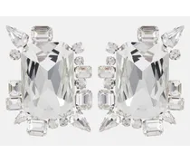 Clip-Ohrringe mit Kristallen