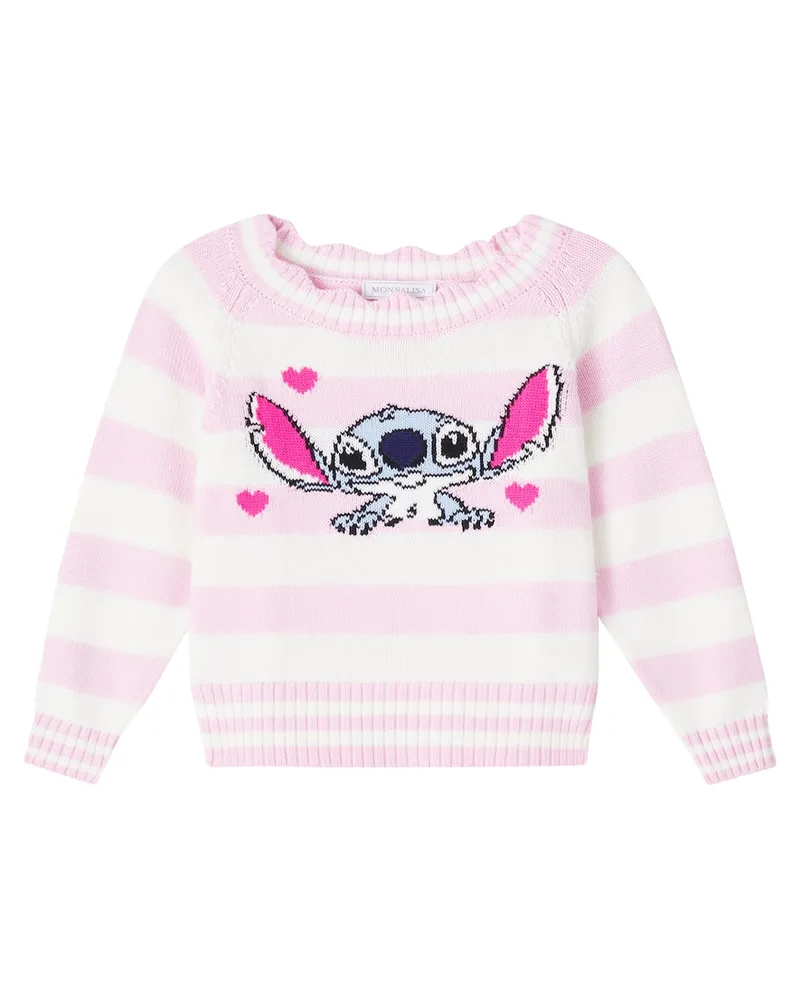 Monnalisa X Disney® Pullover Stitch Pink