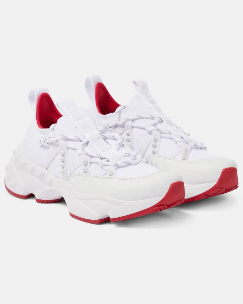 Christian Louboutin Sneakers Trailnrun mit Leder Weiß