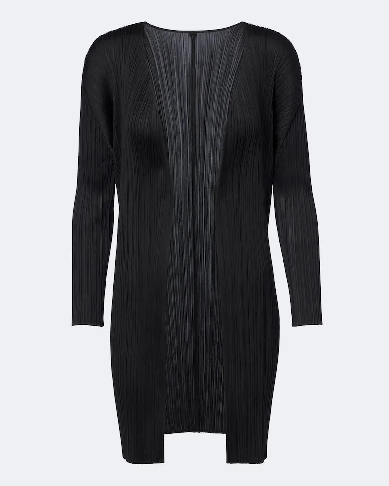 Issey Miyake Cardigan Basics Schwarz