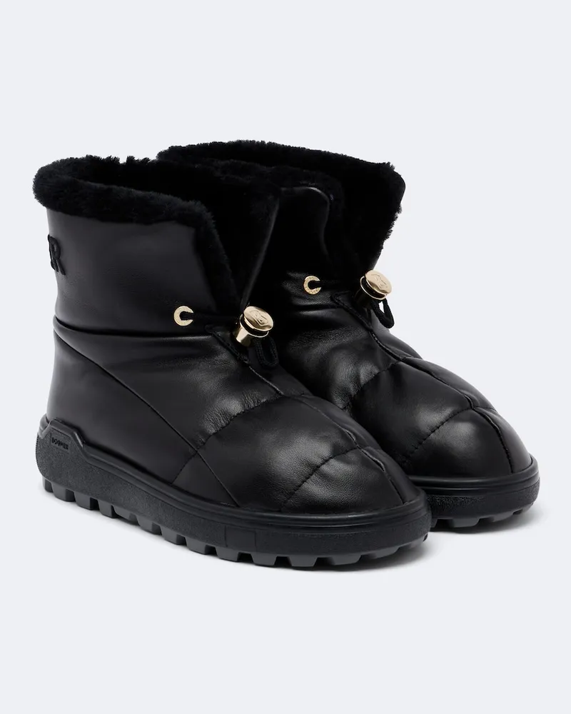 Bogner Schneestiefel Chamonix aus Leder Schwarz