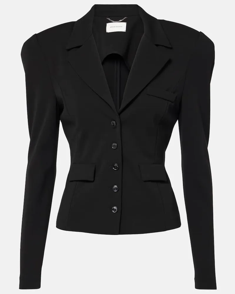 Magda Butrym Blazer aus Cady Schwarz