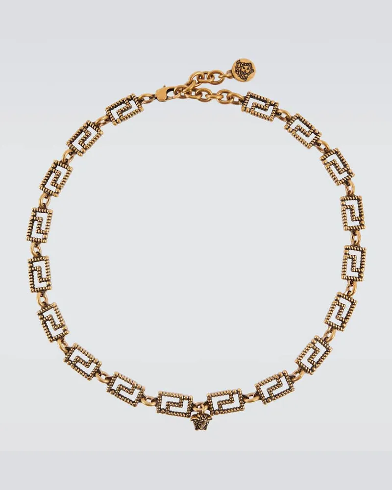 Versace Halskette Greca Gold