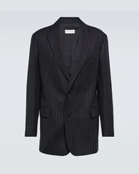 Dries van Noten Blazer Blunt aus Wolle Blau