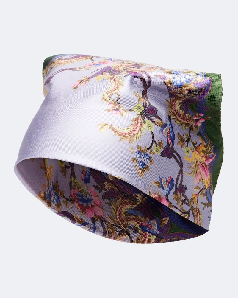Etro Tuch aus Seiden-Twill Multicolor