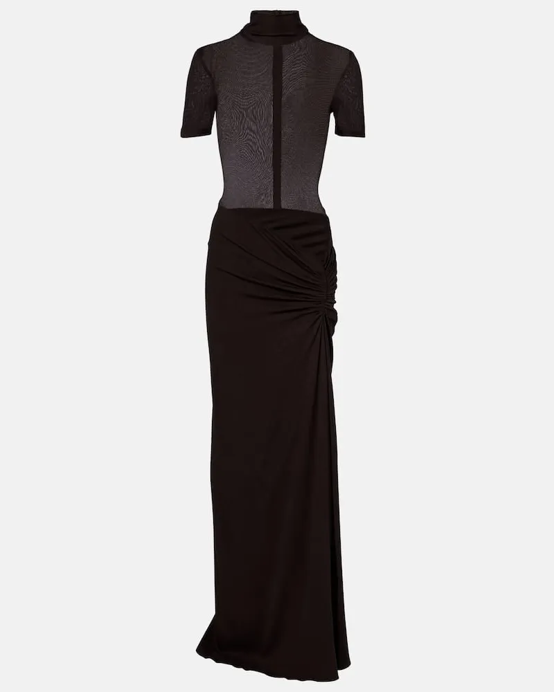 Christopher Esber Maxikleid aus Jersey Braun