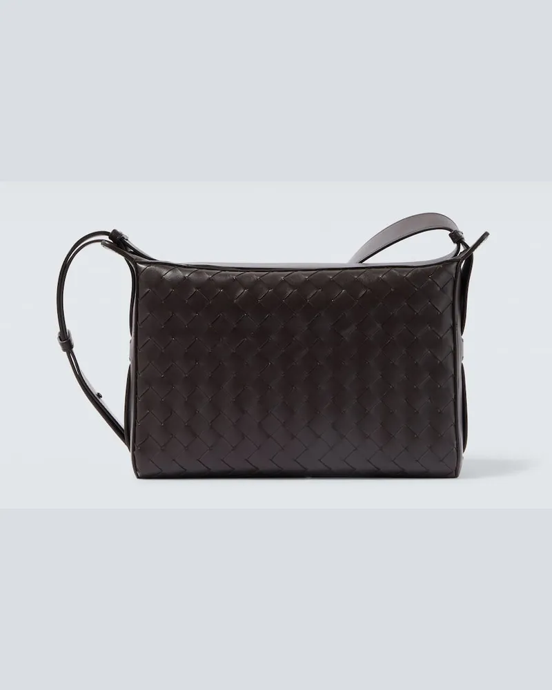 Bottega Veneta Crossbody Bag Tribeca aus Leder Braun