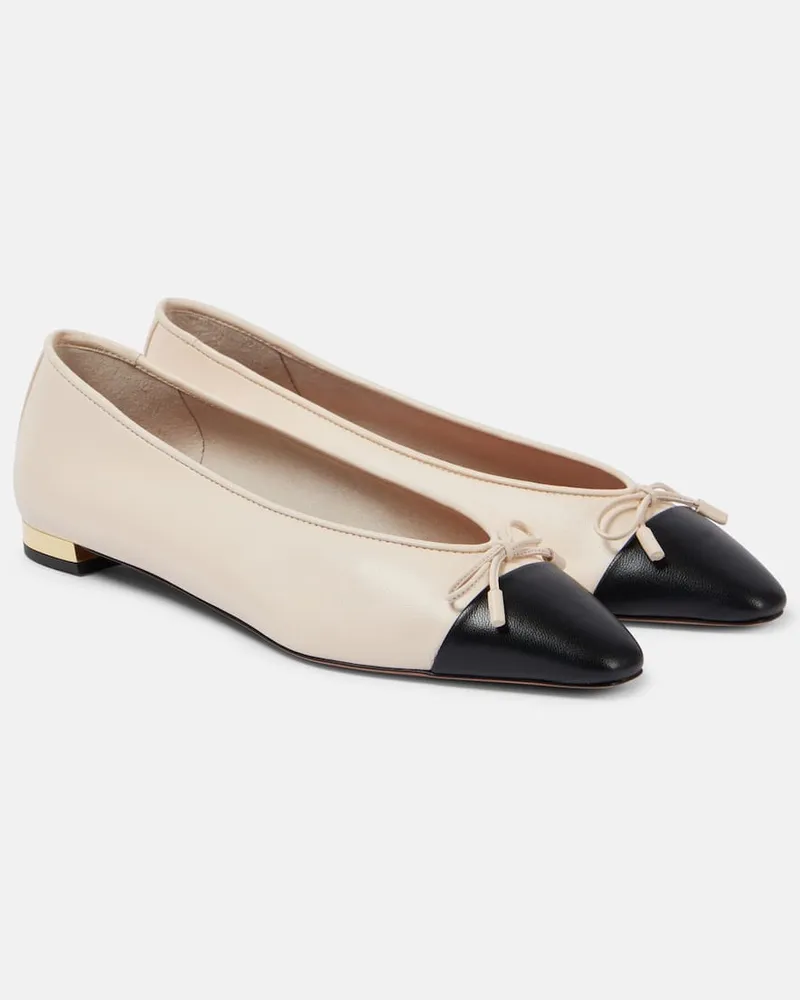 Aquazzura Ballerinas Gioia aus Leder Braun