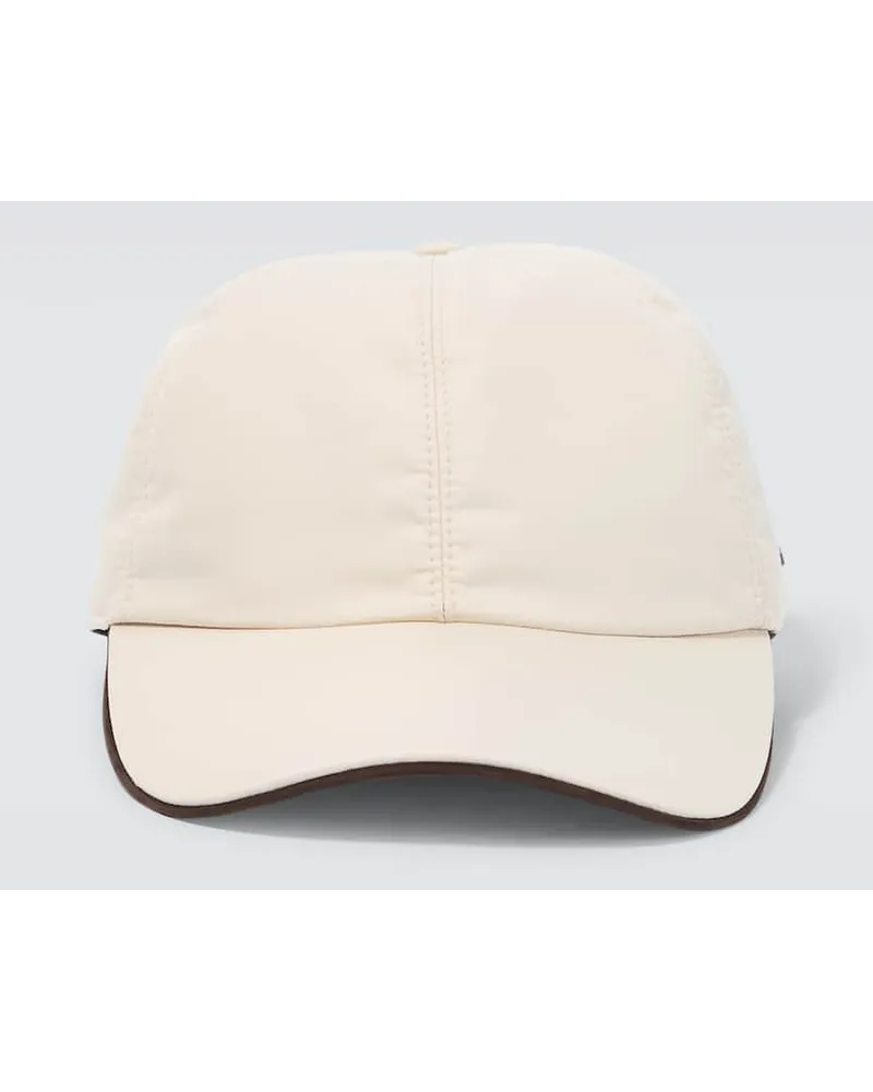 Ermenegildo Zegna Baseballcap Zephyr Weiss