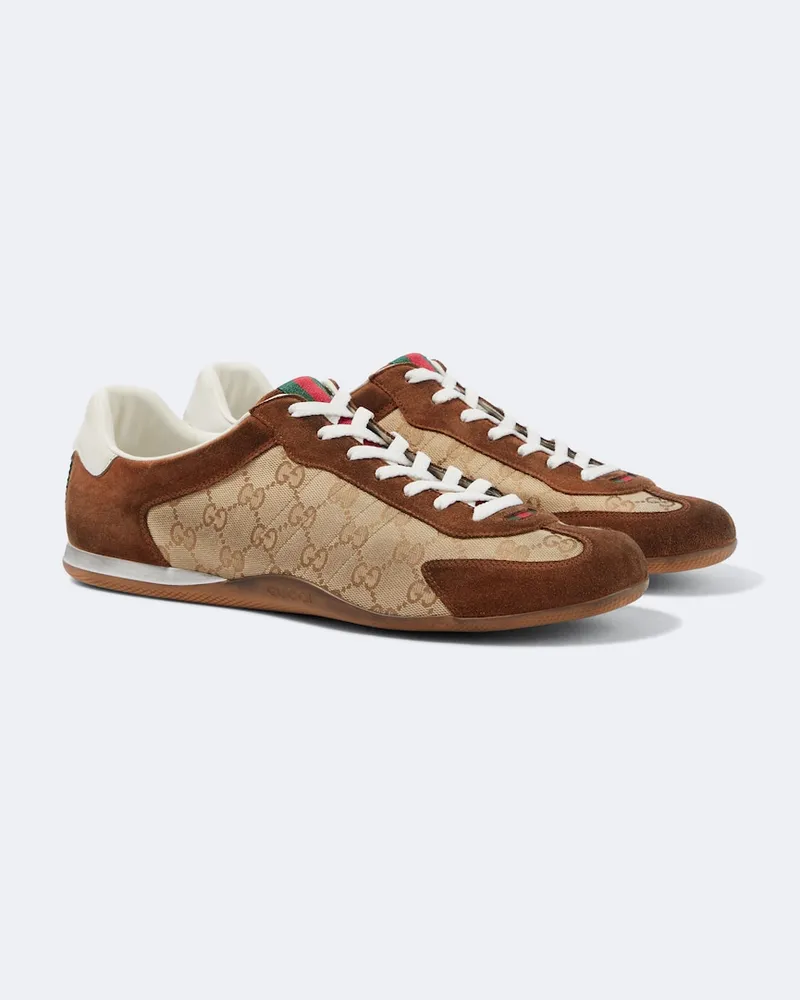 Gucci Sneakers Gucci Shift GG mit Veloursleder Braun