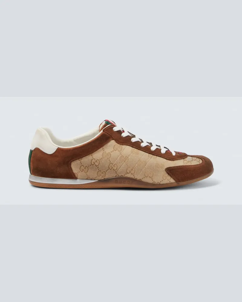 Gucci Sneakers Gucci Shift GG mit Veloursleder Braun