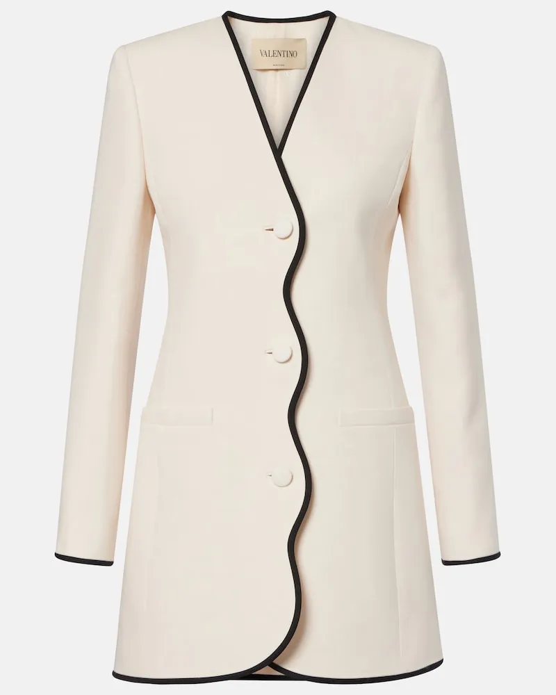 Valentino Garavani Jacke aus Crepe Couture Beige