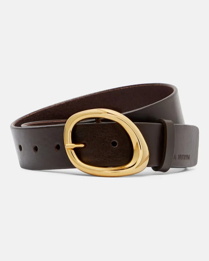 Magda Butrym Gürtel aus Leder Braun