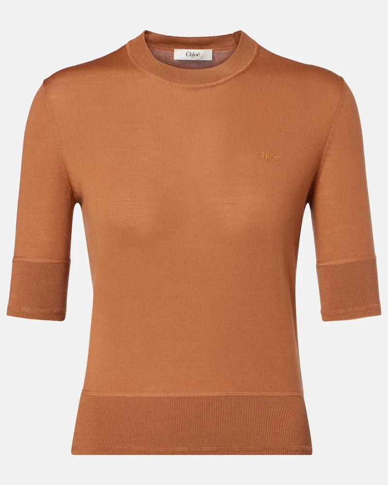 Chloé Chloé Pullover aus Wolle Braun
