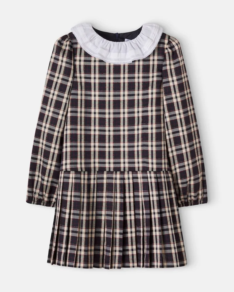 Tartine et Chocolat Kleid mit Spitze Blau