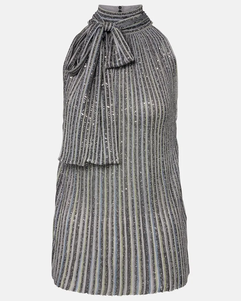Missoni Top mit Pailletten Metallic