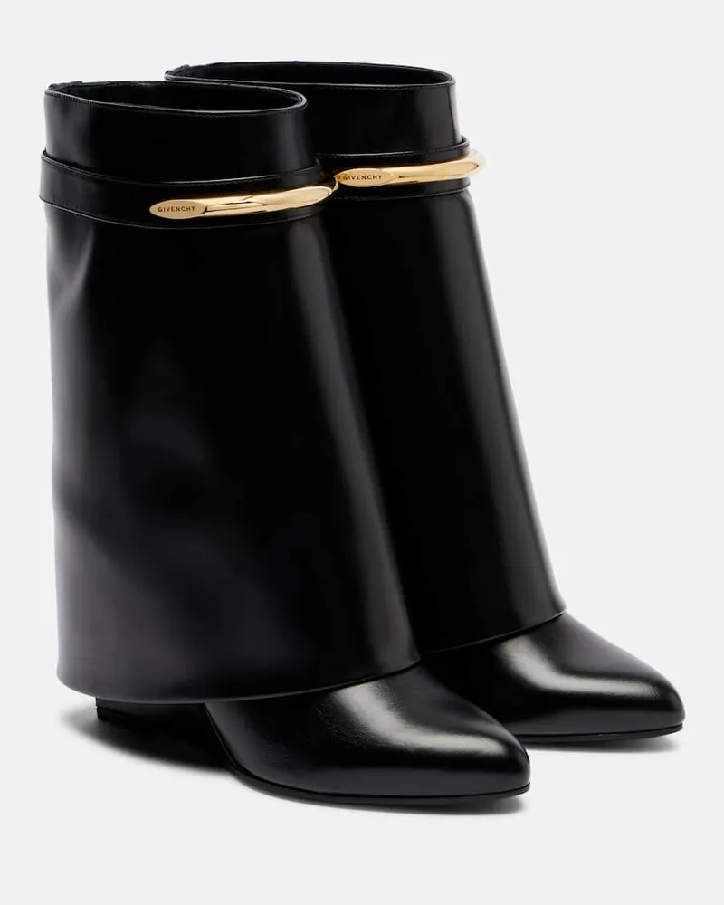 Givenchy Stiefel Shark 95 aus Leder Schwarz