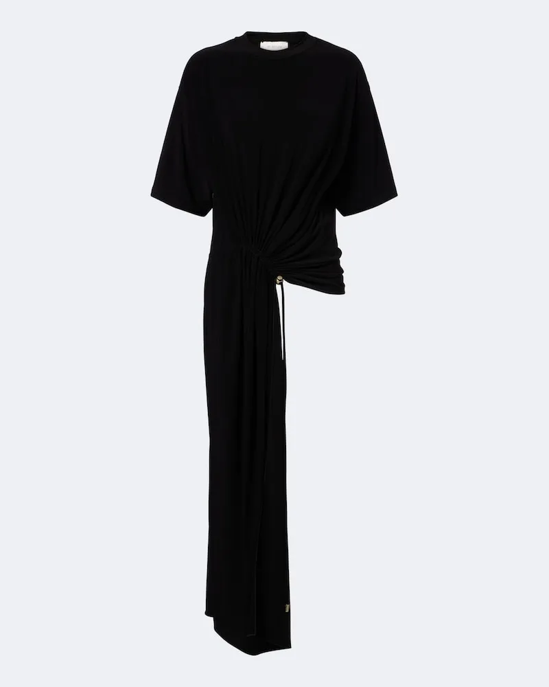 SPORTMAX Top aus Jersey Schwarz