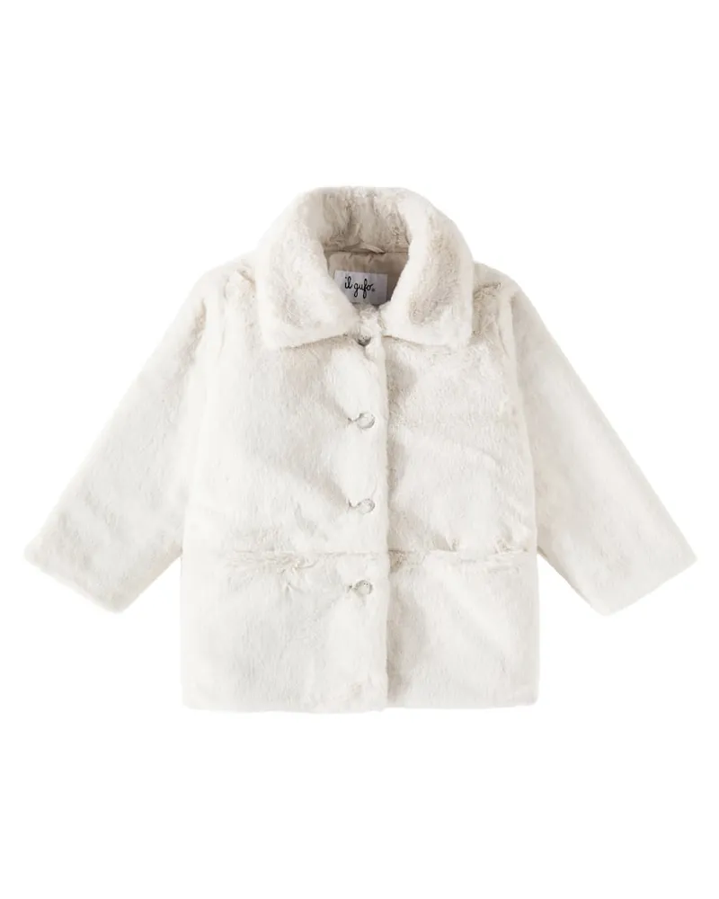 Il Gufo Jacke aus Faux Fur Neutral