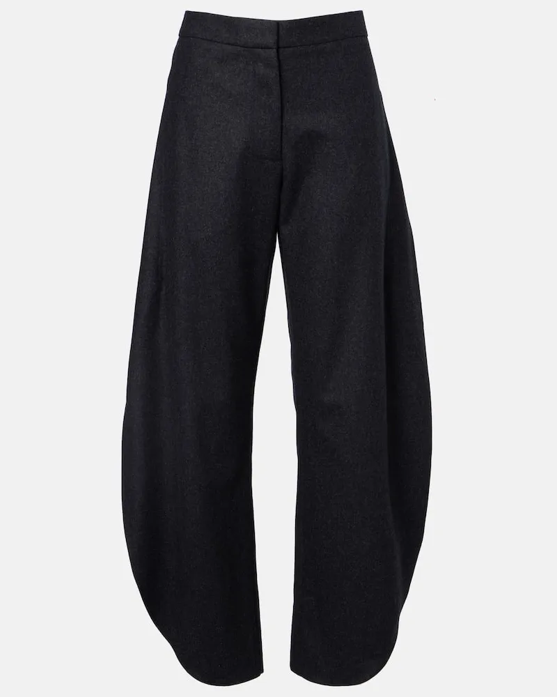 Alaïa Alaïa Hose aus Wolle Grau