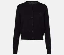 Cardigan Double G aus Wolle