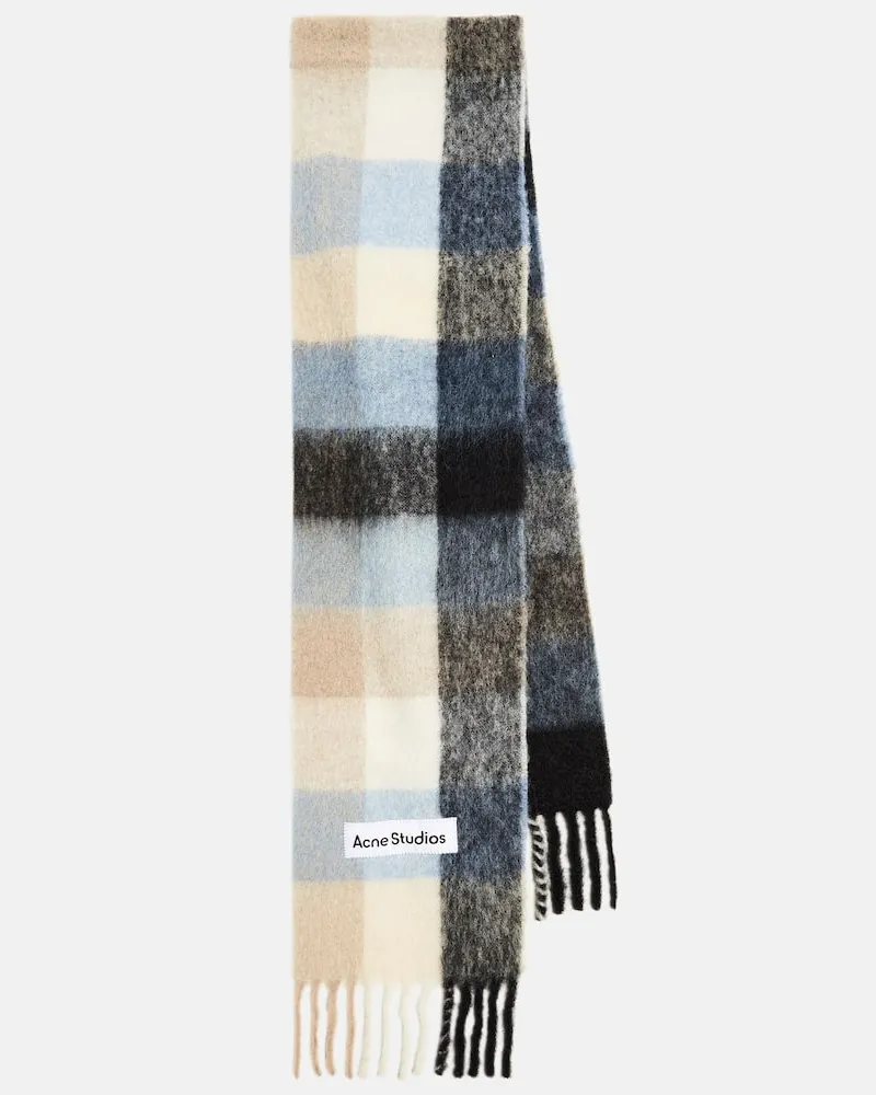 Acne Studios Schal aus einem Alpakawollgemisch Multicolor